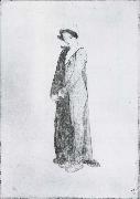 Carl Larsson Model Standing Germany oil painting artist